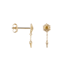 Coronal Rain Stud Earring 14K