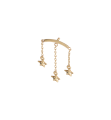 Starry Sky Hidden Helix Piercing Front 14K