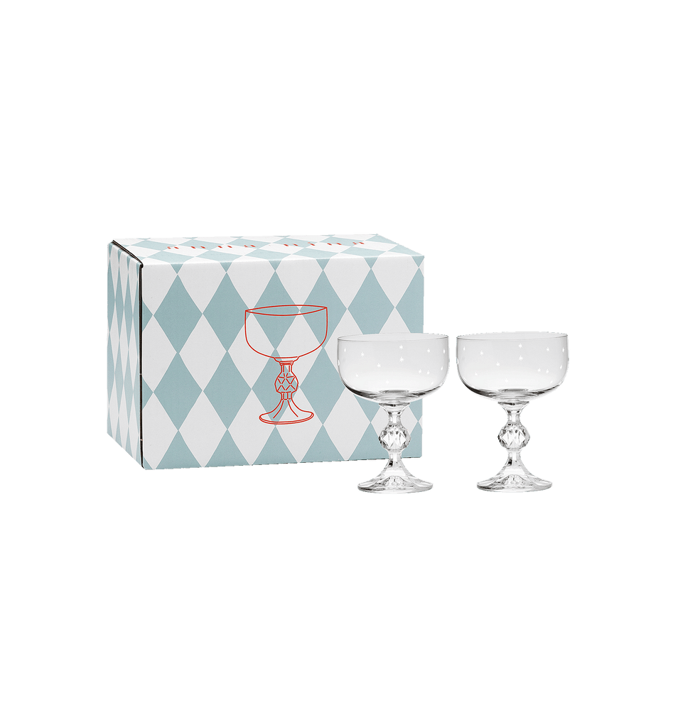 Starry Eve Cocktail Glass Set of 2
