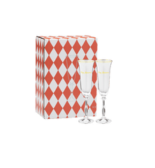 Dry January Champagne Flute Set of 2