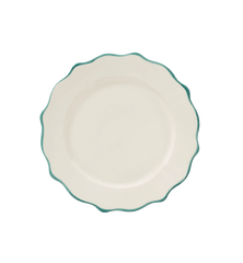 Forest Scalloped Breakfast Plate