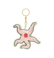 Rose Stella Marina Beaded Keychain