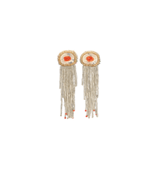 Jelly Fish Beaded Earrings