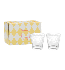 Grapevine Water Glass Set of 2