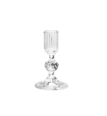 Clear Gemma Candle Holder