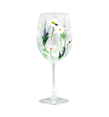 Springtime Toast Wine Glass
