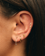 Single Mystic Chameleon Stud Earring 14K
