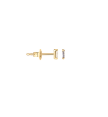 Single Misty Stud Earring 14K