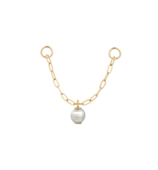 Disco Inferno Chain Piercing Charm 14K