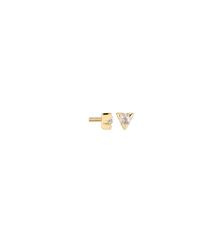 Trinary Piercing Front 14K