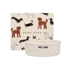 Hot Dog Pet Bowl