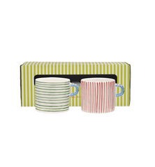 Stripe Affair Tea Mug Set of 2