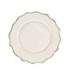 Basil Scalloped Dinner Plate