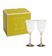 Lily Optic Wine Glass Set of 2