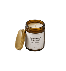 Sandalwood & Orange Scented Candle