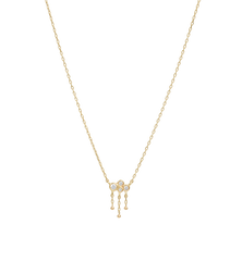 Gilded Rain Necklace 14K