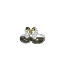 Swan Embrace Ring 9K