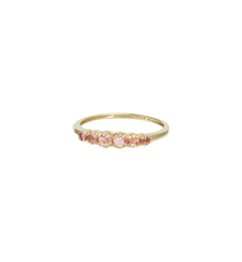 Anna Ring Pink Tourmaline 9K