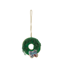 Beaded Wreath Ornament