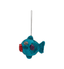 Shimmering Rainbow Fish Ornament