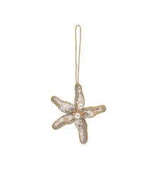 Beaded Starfish Ornament