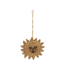Beaded Golden Glow Ornament