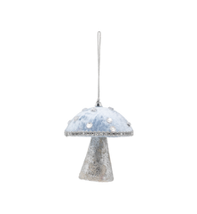 Holiday Shroom Mauve Ornament