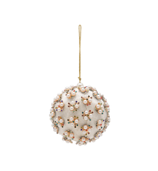Pearly Delight Ivory Ornament