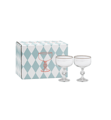 Surviving Christmas Cocktail Glass Set of 2