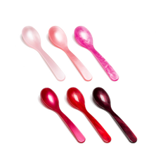 Pink Acrylic Teaspoon Set