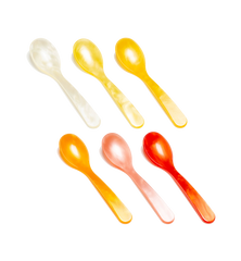 Yellow Acrylic Teaspoon Set