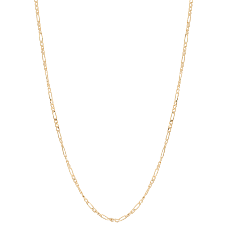 Collier Figaro Chain Necklace 14K