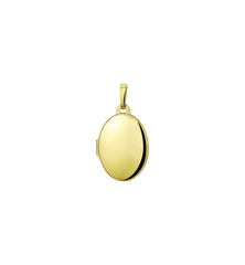 Classic Polished Oval Locket 14K
