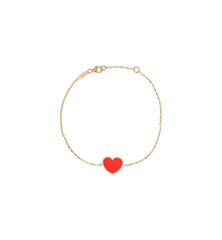 Red Heart Bracelet 14K