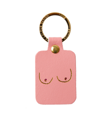Pale Pink Key Chain Boob by Ark Colour Design