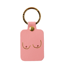 Pale Pink Key Chain Boob by Ark Colour Design