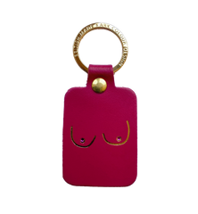 Magenta Key Chain Boob by Ark Colour Design