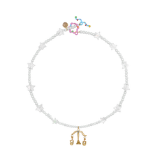 Susan Alexandra Zodiac Star Pearl Necklace