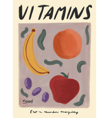 Natalia Bagniewska Vitamins Poster