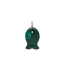 Malachite Stream Charm