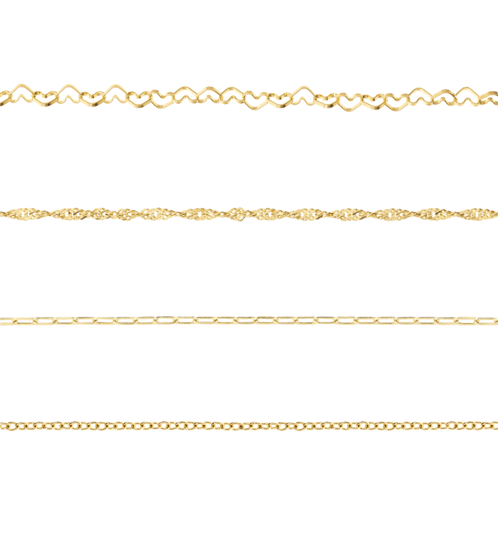 anna nina Never-Ending Bracelet 9K Voucher Yellow Gold