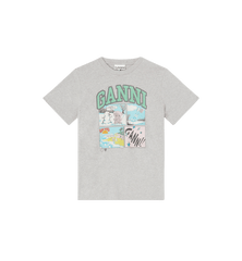 GANNI Basic Cotton Bear Comic Teddy Jersey