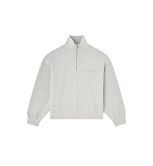 GANNI Grey Half Zip Sweatshirt