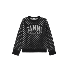GANNI Polka Brushed Jumper