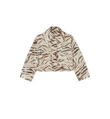 GANNI Laminated Cotton Canvas Barn Jacket