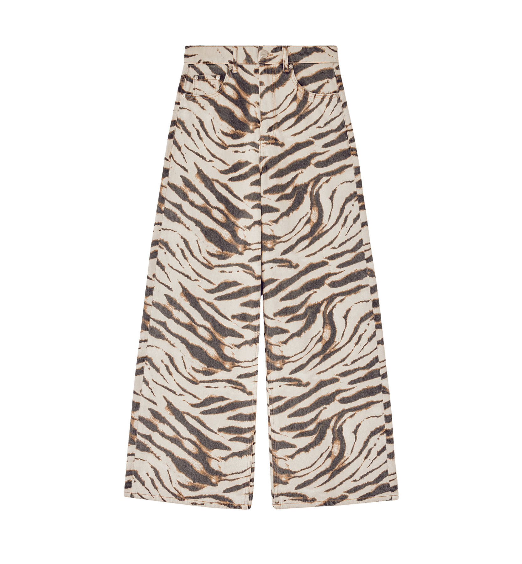 GANNI Zebra Denim Lari Jeans | Clothing | Anna + Nina