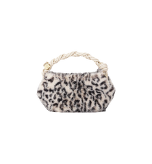 GANNI Leopard Fur Mini Bou Bag