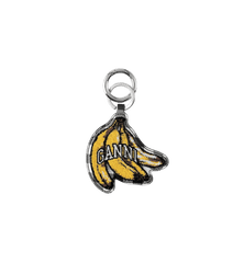 GANNI Banana Velvet Keychain