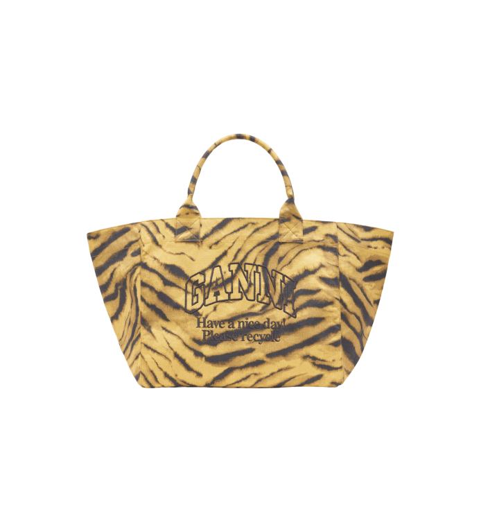 GANNI XXL Pocket Print Zebra Shopper | Clothing | Anna + Nina