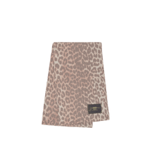 GANNI Graphic Wool Knit Scarf